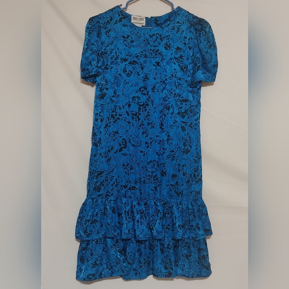 Vintage Maggie London by Jeannene Booher Silk Dress, Size 10